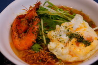 「海老香る、冷たい潮そば（１日限定２０食、大盛無料）」@麺巧 潮の写真