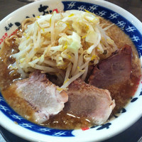 「ラーメン小」@オリジナル極太麺 らーめん天の写真