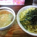 つけ麺+ランチサービス大盛+ライス