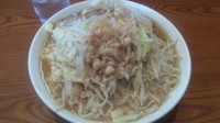 「小ブタ ニンニクアブラカラメ」@ラーメン二郎 亀戸店の写真