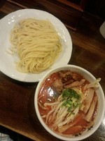 「辛味噌つけ麺（並）」@麺屋 茅根の写真