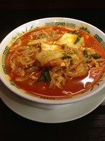 「チゲ味噌ラーメン」@日高屋 横須賀中央店の写真