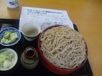「もりそば　６５０円」@蕎麦小屋 つちやの写真