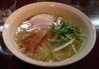 「あご塩らーめん＋ミニちゃーしゅー飯(700円＋150円)」@RA-MEN BAR NAGOMIの写真