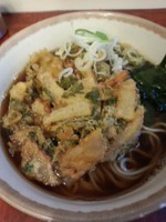 「かき揚げそば350円」@丹波屋の写真
