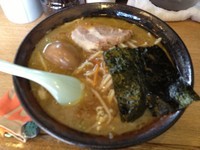 「もやしそば（家系サンマー麺）＋味付玉子（￥700＋￥100）」@らーめん風々風の写真