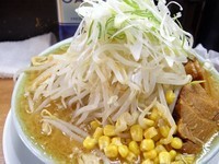 「濃厚味噌豚そば（太麺300g、野菜少し多め＋アブラ少し多め）」@ラーメン慶次郎 亀戸店の写真
