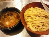 「極濃海老つけ麺（中）＋サービス半ライス」@紅蓮の写真