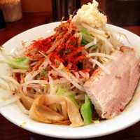 「カラミソ 野菜ちょいマシ＋ニンニク＋カラメ＋魚粉」@メガガンジャの写真