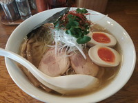 「【おすすめ夏季限定】冷しらーめん＋大盛り＋味玉」@中華そば田家 ふくふくの写真