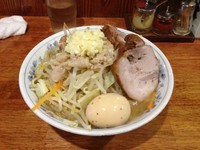 「豚めん（￥750円）味玉はクーポンで」@飯田橋大勝軒の写真
