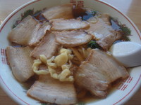 「肉そば(800円)手打ち(100円)」@古川農園の写真