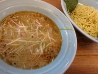 「ネギつけらーめん ７００円 ※酢抜き」@ラーメンショップ 深谷川本店の写真