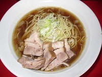 「比内鶏そば肉そば（中盛り）　850円」@自家製麺 伊藤 浅草店の写真