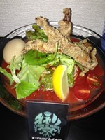 「冷しトマト麺（7/9まで一日10食限定）８００円」@自家製麺SHINの写真