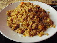 「牛肉のカレチャーハン+大盛り 【780円+105円】」@紅龍閣 柏の葉店の写真