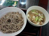 「肉ネギつけ汁そば490円」@焼鳥日高 日暮里東口店の写真