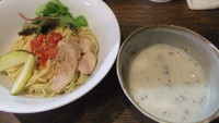 「【6月の限定】冷製つけ麺　ジェノベーゼ風（並）（750円）」@伝家 志木店の写真