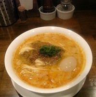「担担麺＋半熟味玉」@創作麺工房 鳴龍の写真