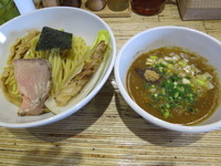 「つけそば（鶏×魚介）750円限定20食」@NOODLE STOCK 鶴おかの写真