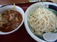 「野菜ピリ辛汁うどん590円」@山田うどん食堂 谷塚店の写真