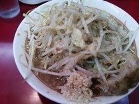 「ラーメン　ニンニクアブラ」@千里眼の写真