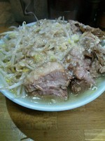 「チャーシューメン＋背脂」@ラーメン髭の写真