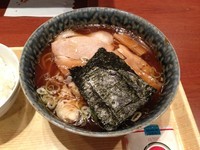 「ひらつか新麺 + ジャンボ餃子」@らーめん石狩 平塚ラスカの写真