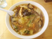 「しいたけラーメン(750円)」@らーめん・餃子 自由軒の写真