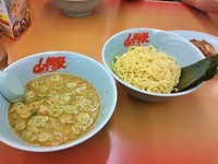 「醤油つけ麺(680円)」@ラーメン山岡家 厚木店の写真