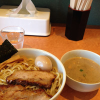 「特製つけ麺大盛り【昼】950＋100」@麺家 一鶴の写真