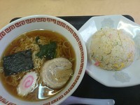 「支那そば＋チャーハンのセット　￥750」@福老亭の写真