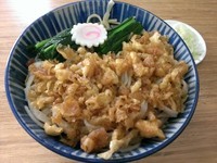 「冷やしたぬきそば\450」@翁そばの写真