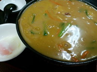 「カレーラーメン丼　990円」@ラーメンミートの写真