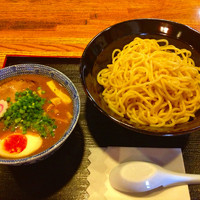 「濃厚つけめん(スープバージョンアップ)大盛り」@軽食・喫茶シークエンスの写真