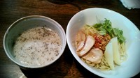 「【6月限定】冷製つけ麺 ジェノベーゼ風 ￥750」@伝家 志木店の写真