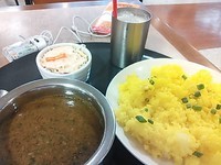 「サグ（ほうれん草）チキンカレー」@GEETA 千葉中央店の写真
