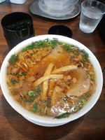 「中華そば並固め650円＋海苔3枚50円=700円」@麺や 太華の写真