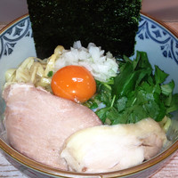 「濃厚たまごのまぜそば¥700」@中華そば 四つ葉の写真