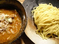 「味噌つけ麺（中盛）」@つけ麺屋 やすべえ 秋葉原店の写真