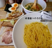 「鶏つけそば塩（麺200g。950円）」@NOODLE STOCK 鶴おかの写真