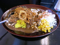 「黒い肉カレー(中)」@カレーは飲み物。 池袋店の写真