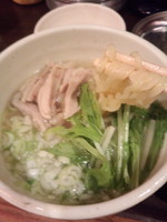 「究極の鶏そば（ハーフ）400円」@餃子酒場 大田屋の写真