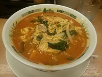 「チゲ味噌ラーメン　大盛」@日高屋 巣鴨南口店の写真