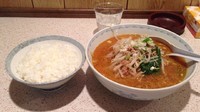 「担々麺＋ライス＋アイスコーヒー」@中国菜麺飯酒 金山村 千代田店の写真