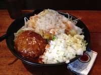 「Go反バーグ麺Da」@製麺所 豚とこむぎの写真