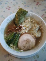 「ワンタン麺（塩）」@花キッチンの写真