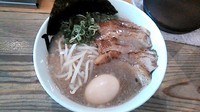 「炙りとろ玉チャーシュー麺」@秀ちゃんラーメンの写真