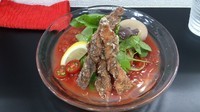 「【限定】冷やしトマト麺」@自家製麺SHINの写真
