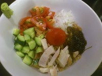 「【限定】神田冷やしラーメン 赤い遊星 ￥800」@自家製麺ほうきぼし 神田店の写真